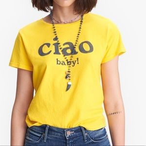 MOTHER Baby Tee “Ciao Baby!”
